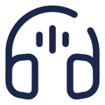 Headphones Round Sound SVG Icon